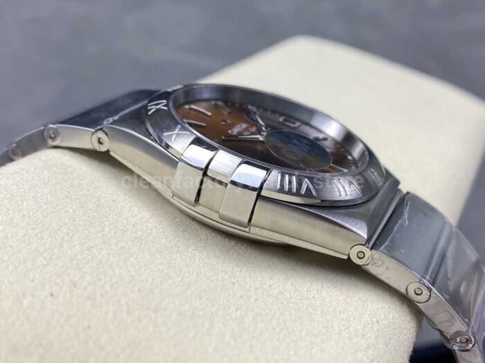 OM Factory Omega Constellation Men 123.10.38.21.10.001 38mm Full Steel Brown Dial 9 Super Clone Watch,Clean Factory Watch