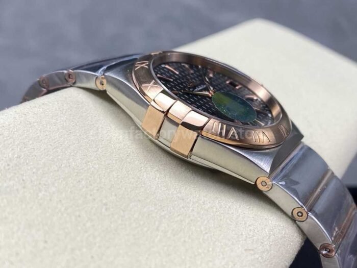 OM+ Factory Omega Constellation Men 123.20.38.21.01.001 38mm Rose Gold/Steel Black Dial - Image 6