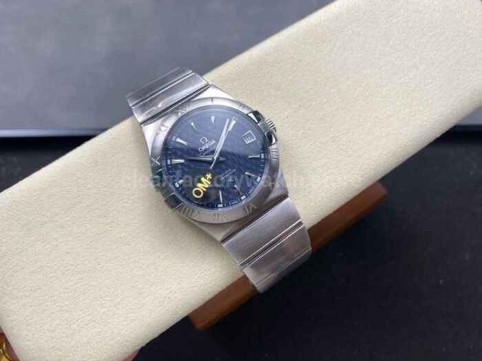 OM Factory Omega Constellation Men 123.20.38.21.02.004 38mm Full Steel Blue Dial 7 Super Clone Watch,Clean Factory Watch