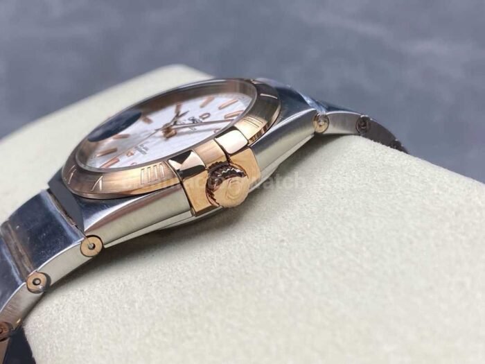 OM+ Factory Omega Constellation Men 123.20.38.21.02.008 38mm Rose Gold/Steel Silver Dial - Image 7