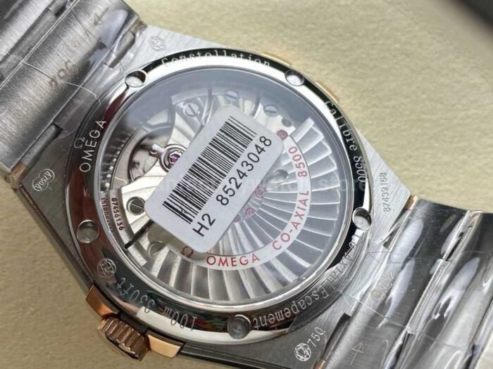 OM+ Factory Omega Constellation Men 123.20.38.21.02.008 38mm Rose Gold/Steel Silver Dial - Image 8