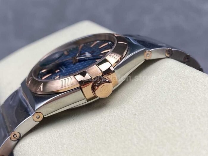 OM+ Factory Omega Constellation Men 123.20.38.21.03.001 38mm Rose Gold/Steel Blue Dial - Image 7