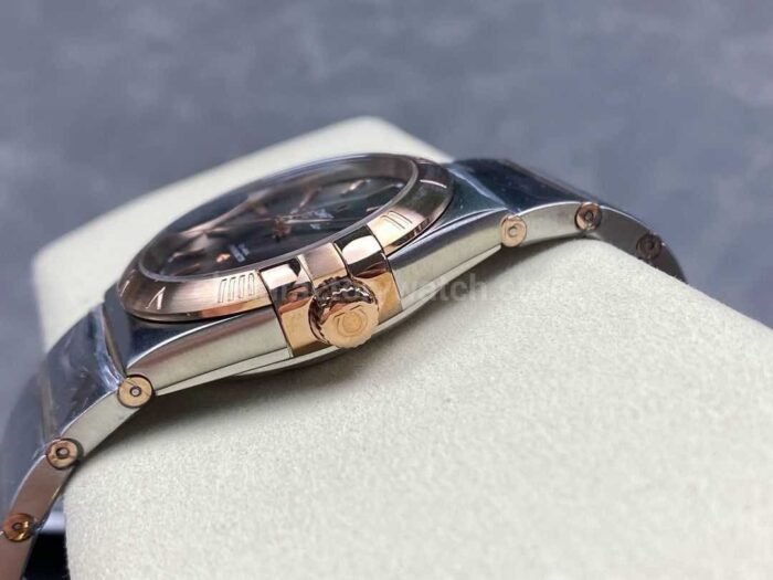 OM Factory Omega Constellation Men 123.20.38.21.06.001 38mm Rose GoldSteel Grey Dial 1 Super Clone Watch,Clean Factory Watch
