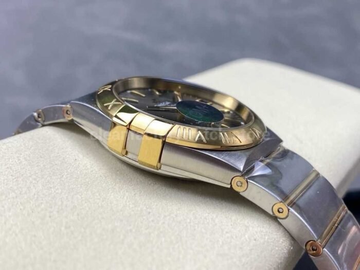 OM+ Factory Omega Constellation Men 123.20.38.21.06.001 38mm Yellow Gold/Steel Grey Dial - Image 6