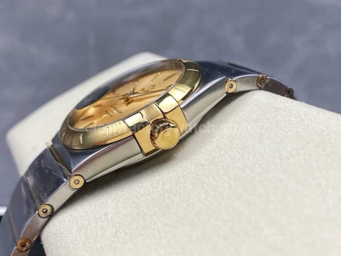 OM+ Factory Omega Constellation Men 123.20.38.21.08.001 38mm Gold/Steel Champagne Dial - Image 7