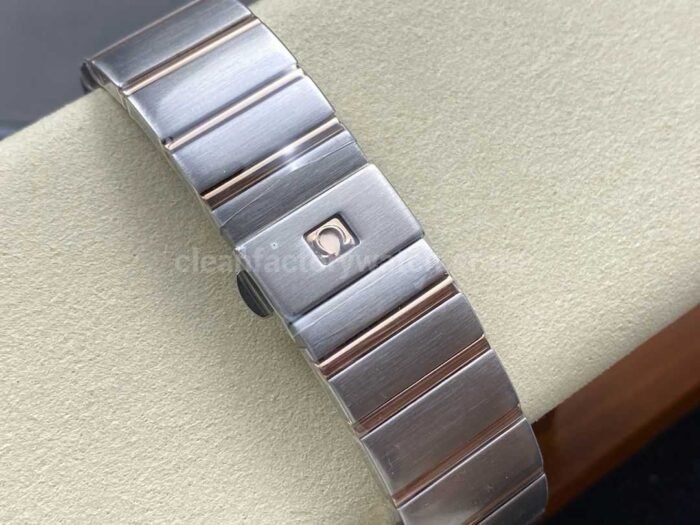 OM+ Factory Omega Constellation Men 123.20.38.21.52.002 38mm Rose Gold/Steel Diamond Silver Dial - Image 9