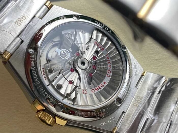 OM+ Factory Omega Constellation Men 123.25.38.21.58.002 38mm Gold/Steel Diamond Champagne Dial - Image 7