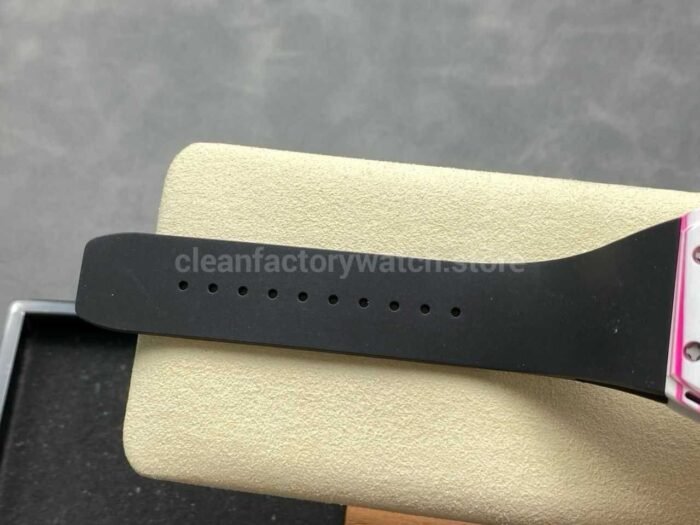 RM Factory Tourbillon Richard Mille RM 38-02 43mm Carbon Fiber Black Rubber Strap Tourbillon Skeletonized Dial - Image 9