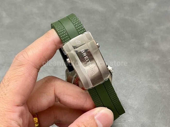TF Factory Breitling Superocean 42 A173751A1O1S1 42mm Steel Rubber Strap Orange Dial 1 Super Clone Watch,Clean Factory Watch