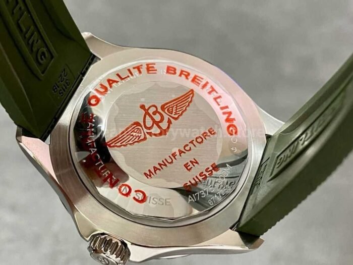 TF Factory Breitling Superocean 42 A173751A1O1S1 42mm Steel Rubber Strap Orange Dial 5 Super Clone Watch,Clean Factory Watch