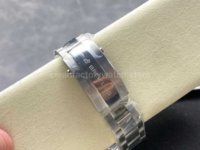 TF Factory Breitling Superocean A17375211I1A1 44mm Black Bezel Full Steel Yellow Dial 2 Super Clone Watch,Clean Factory Watch