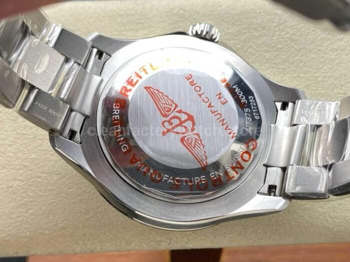 TF Factory Breitling Superocean A17375E71G1A1 44mm Blue Bezel Full Steel Silver Dial 6 Super Clone Watch,Clean Factory Watch
