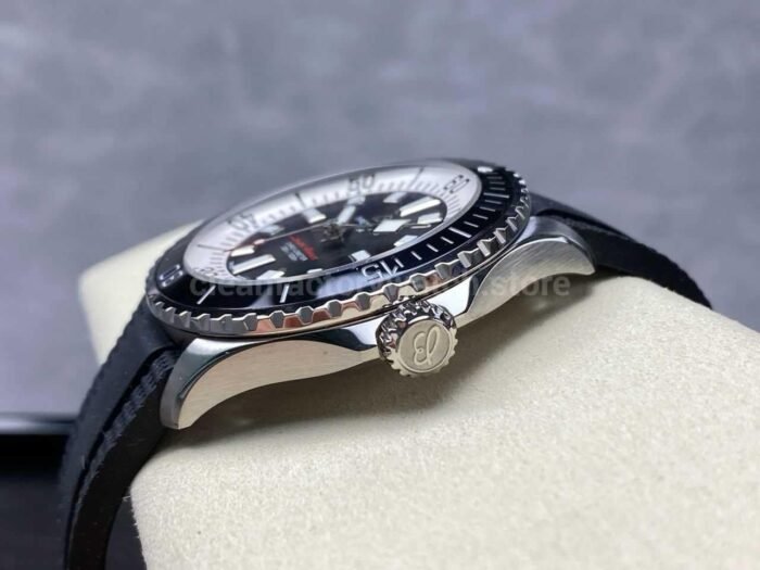 TF Factory Breitling Superocean A17376211B1S1 44mm Black Bezel Steel Black Rubber Strap Black D 3 Super Clone Watch,Clean Factory Watch