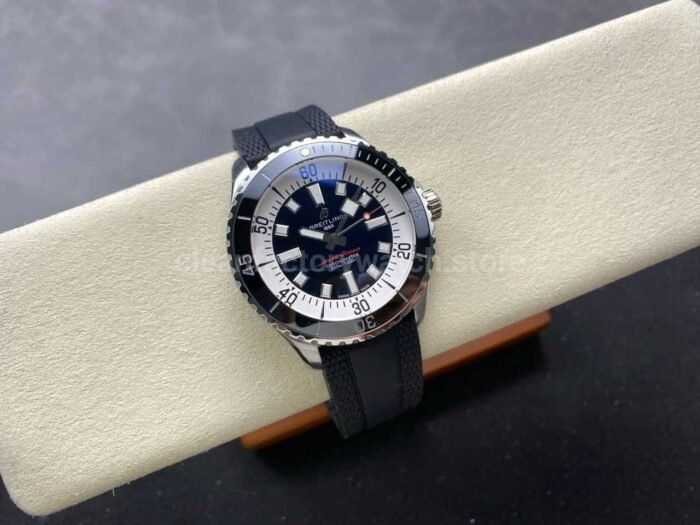 TF Factory Breitling Superocean A17376211B1S1 44mm Black Bezel Steel Black Rubber Strap Black D 6 Super Clone Watch,Clean Factory Watch