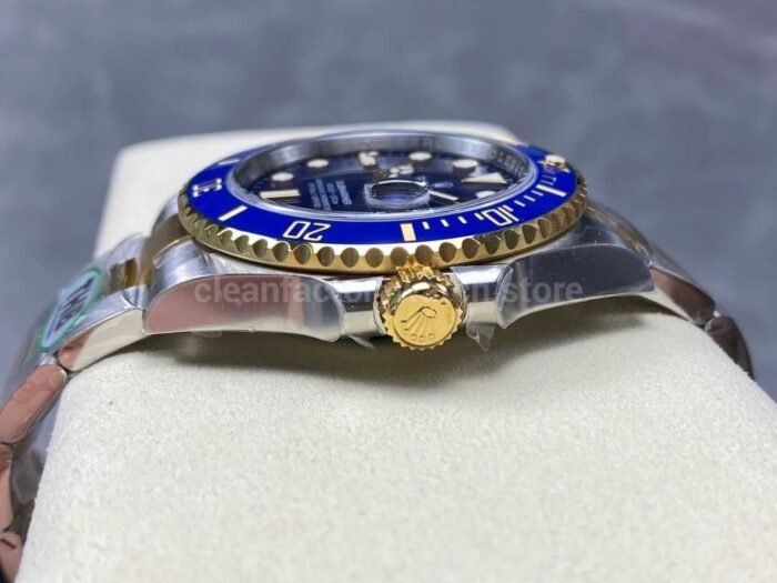 THB Factory Rolex Submariner Date 126613LB 41mm Half Yellow Gold Blue Dial 10 Super Clone Watch,Clean Factory Watch
