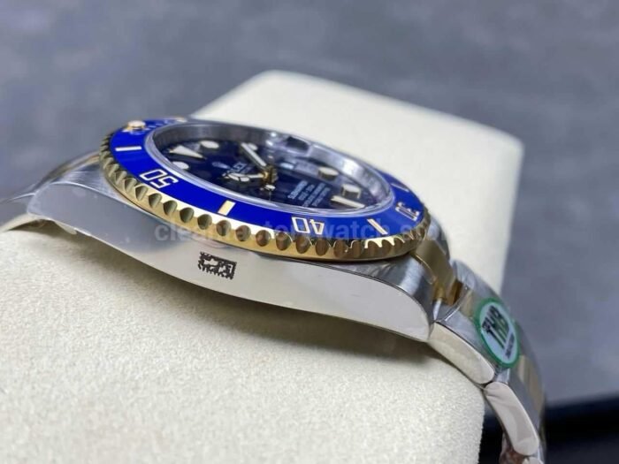 THB Factory Rolex Submariner Date 126613LB 41mm Half Yellow Gold Blue Dial 7 Super Clone Watch,Clean Factory Watch