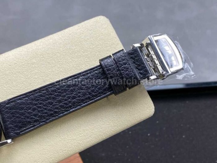 TW Factory IWC Portofino Midsize Automatic Moonphase IW659601 37.1mm Steel Black Leather Strap White Dial 5 Super Clone Watch,Clean Factory Watch