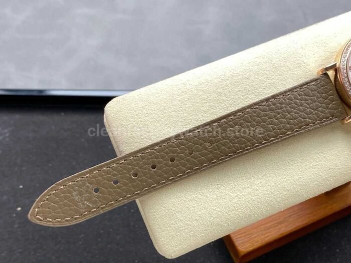 TW Factory IWC Portofino Midsize Automatic Moonphase IW659602 37.1mm Rose Gold Leather Strap Silver Dial - Image 8