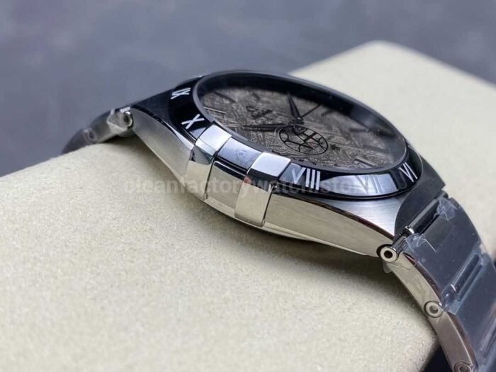 V Factory Omega Constellation 131.30.41.21.99.001 41mm Black Ceramic Bezel Full Steel Meteorites Wh 6 Super Clone Watch,Clean Factory Watch
