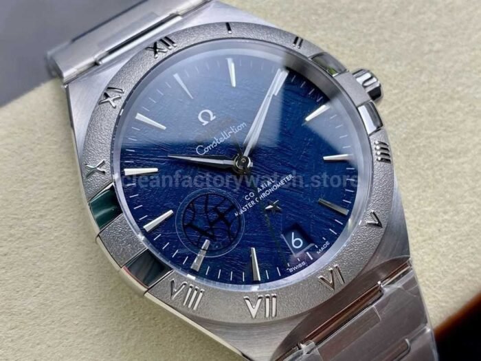 V Factory Omega Constellation 131.30.41.21.99.003 41mm Silver Titanium Bezel Full Steel Meteorites Super Clone Watch,Clean Factory Watch
