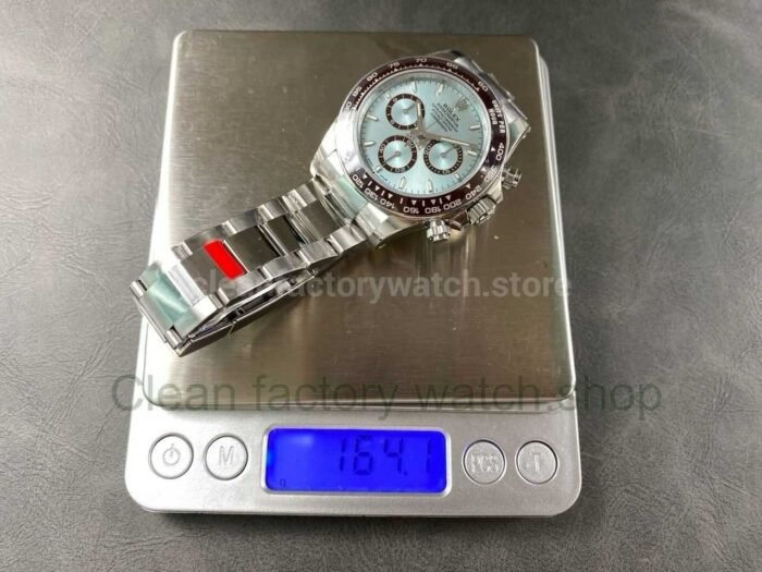 VS Factory Counterweight Rolex Daytona 126506-0001 40mm Full Platinum Ice Blue Dial - Image 12