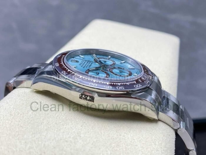 VS Factory Counterweight Rolex Daytona 126506-0001 40mm Full Platinum Ice Blue Dial - Image 6