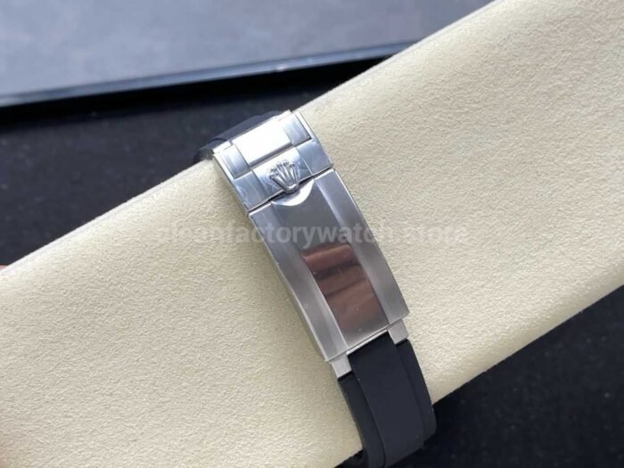 VS Factory Counterweight Rolex Daytona 126519LN-0006 40MM White Gold Rubber Strap Black Eye Grey Dial - Image 9