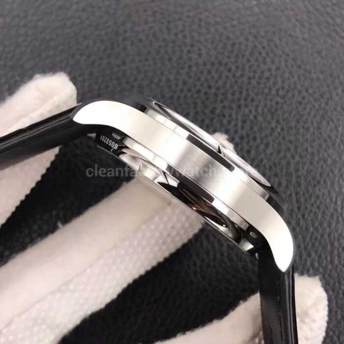 YL Factory IWC Portuguese IW500109 42mm Steel Leather Strap Steel Arabic Number Black Dial 2 Super Clone Watch,Clean Factory Watch