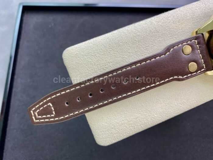 ZF Factory IWC Big Pilot IW501005 46.2mm Bronze Leather Strap Arabic Numerals Black Dial 3 Super Clone Watch,Clean Factory Watch