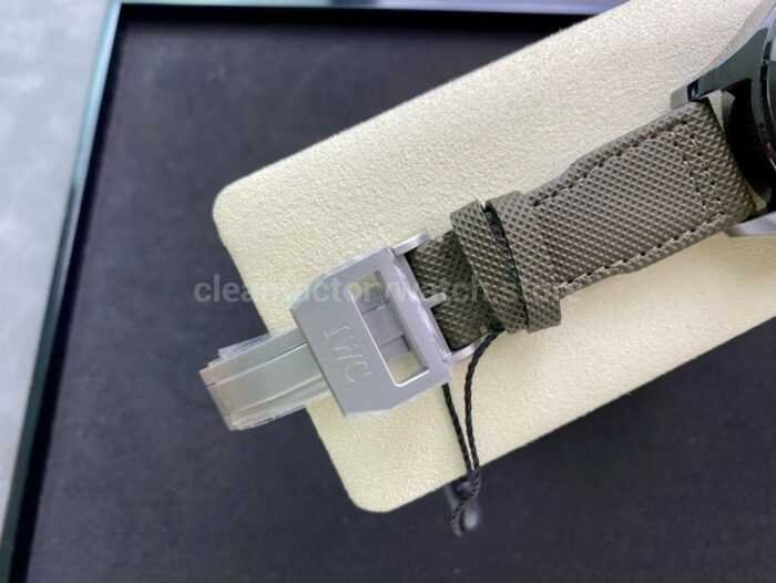 ZF Factory IWC Pilot Chronograph Top Gun Miramar IW389002 44mm Ceramic Textile Strap Arabic Numerals 3 Super Clone Watch,Clean Factory Watch