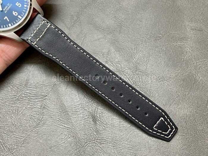 ZF Factory IWC Pilot Mark XX IW328201 40mm Steel Leather Strap Blue Arabic Numerals Dial 9 Super Clone Watch,Clean Factory Watch