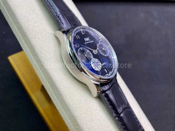 ZF Factory IWC Portuguese Automatic IW500109 42mm Steel Leather Strap Arabic Numerals Black Dial - Image 5