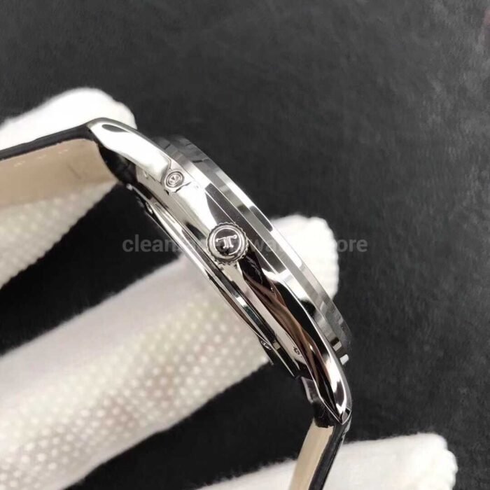 ZF Factory Jaeger-LeCoultre Master Ultra Thin Moon Q1368470 39mm Steel Leather Strap Black Dial - Image 6