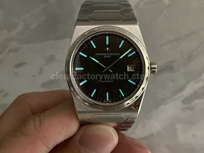 8 Factory Vacheron Constantin Historiques 44018 37mm Full Steel Black Dial 2 Super Clone Watch,Clean Factory Watch