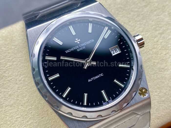 8 Factory Vacheron Constantin Historiques 44018 37mm Full Steel Black Dial 5 Super Clone Watch,Clean Factory Watch