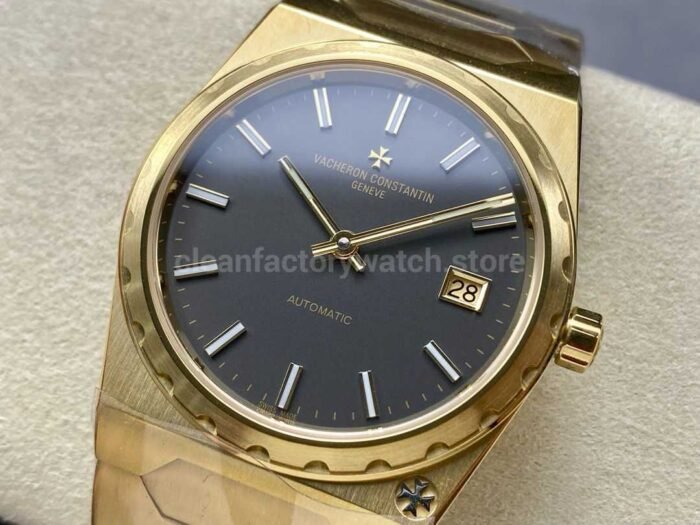 8+ Factory Vacheron Constantin Historiques 44018 37mm Full Yellow Gold Black Dial - Image 3