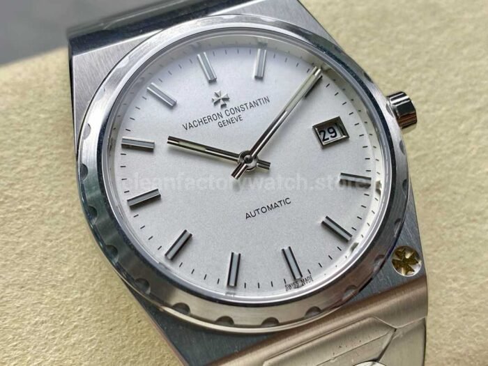 8+ Factory Vacheron Constantin Historiques 46003/411 37mm Full Steel White Dial - Image 2