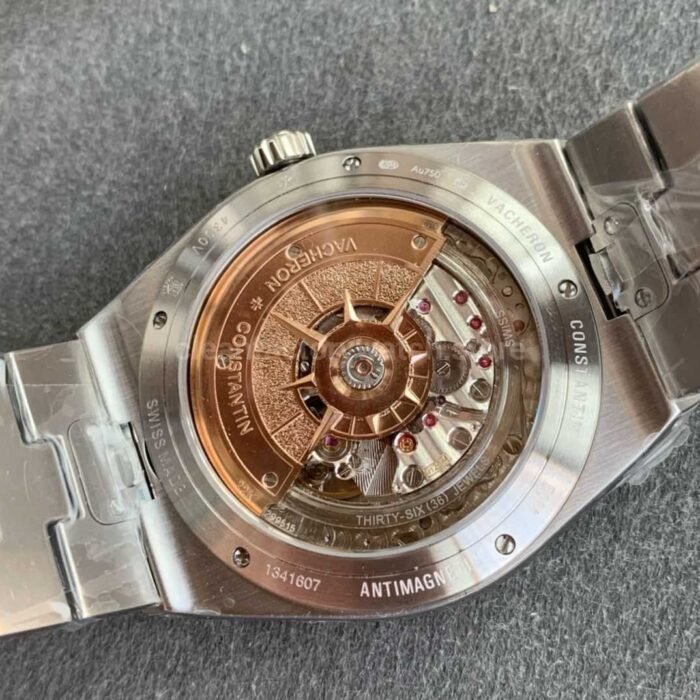 8F Factory Vacheron Constantin Overseas 4300V Perpetual Calendar 41.5mm Full Steel Grey Dial - Image 6