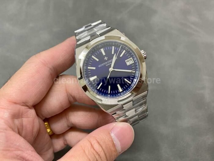 8F Factory Vacheron Constantin Overseas 4500V/110A-B128 41mm Full Steel Blue Dial - Image 4