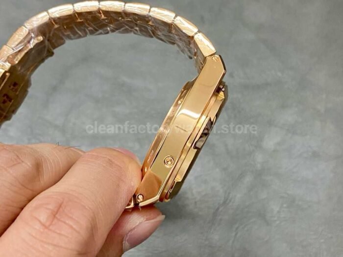 8F Factory Vacheron Constantin Overseas Perpetual Calendar 4300V/120R-B509 41.5mm Full Rose Gold Blue Dial - Image 5