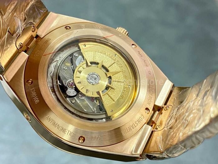 8F Factory Vacheron Constantin Overseas Perpetual Calendar 4300V/120R-B509 41.5mm Full Rose Gold Blue Dial - Image 7