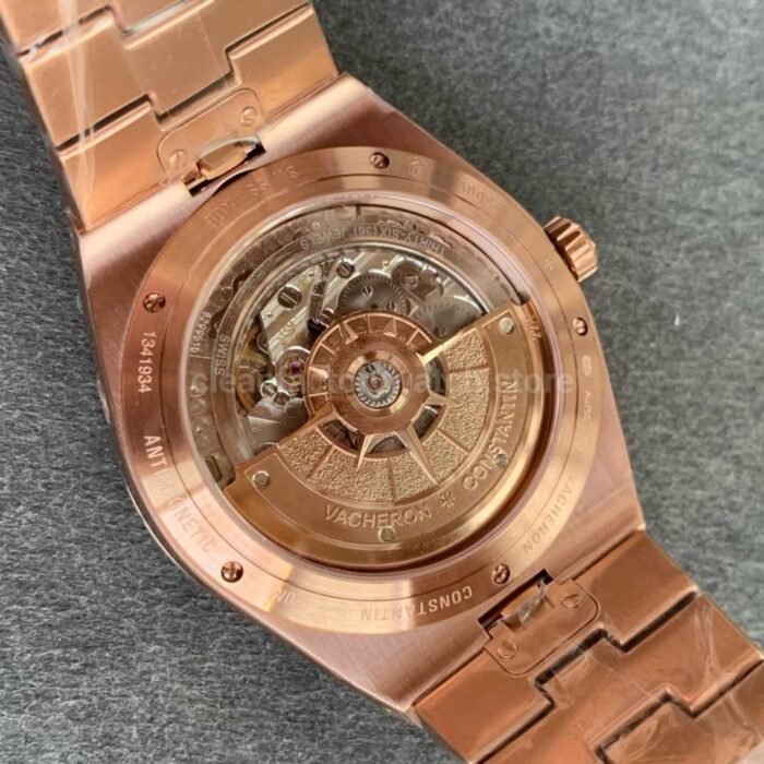 8F Factory Vacheron Constantin Overseas Perpetual Calendar 4300V/220R-B064 41.5mm Full Rose Gold Silver Dial - Image 6