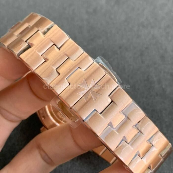 8F Factory Vacheron Constantin Overseas Perpetual Calendar 4300V/220R-B064 41.5mm Full Rose Gold Silver Dial - Image 7