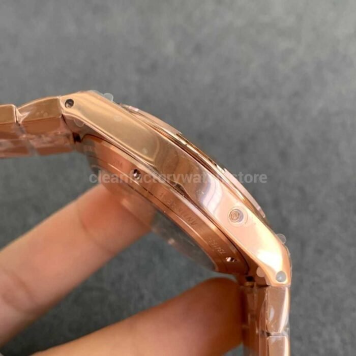 8F Factory Vacheron Constantin Overseas Perpetual Calendar 4300V/220R-B064 41.5mm Full Rose Gold Silver Dial - Image 5