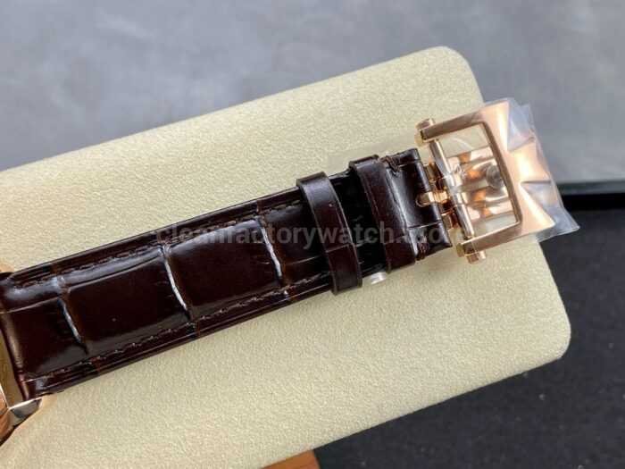 AI Factory Vacheron Constantin Fiftysix 4400E000R B436 40mm Rose Gold Leather Strap 3 Super Clone Watch,Clean Factory Watch