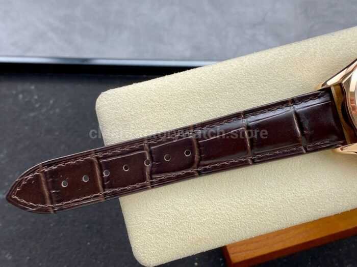 AI Factory Vacheron Constantin Fiftysix 4400E000R B436 40mm Rose Gold Leather Strap 8 Super Clone Watch,Clean Factory Watch