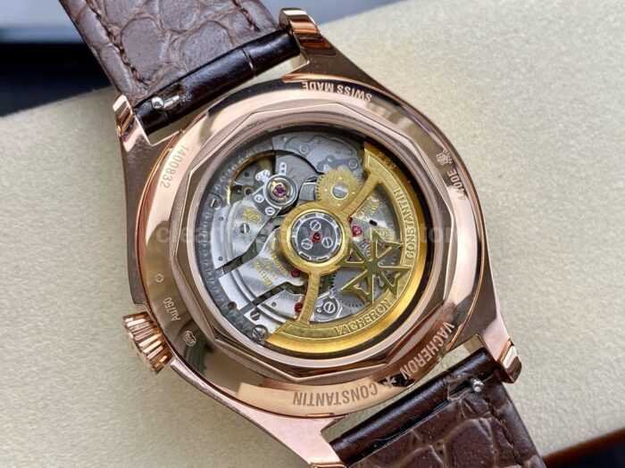 AI Factory Vacheron Constantin Fiftysix 4400E000R B436 40mm Rose Gold Leather Strap A 1 Super Clone Watch,Clean Factory Watch