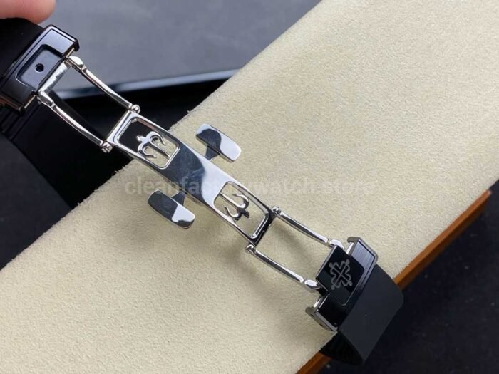 AMG Factory Customer Made Patek Philippe Nautilus PP5711 40mm Ceramics Black Rubber Strap White Dial - Image 9