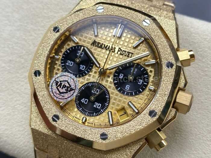 APS Factory Frosted Audemars Piguet Royal Oak Ch 1 Super Clone Watch,Clean Factory Watch