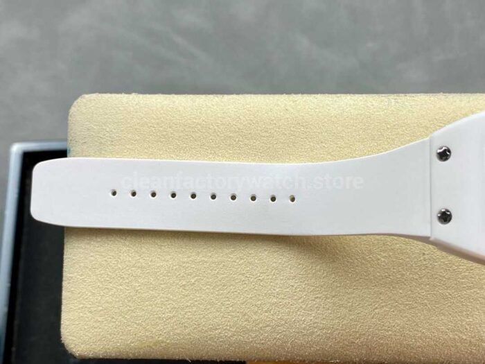 BBA Factory Richard Mille RM07 31.4mm Titanium&Carbon Fiber White Rubber Strap Skeletonized Grey Dial - Image 8